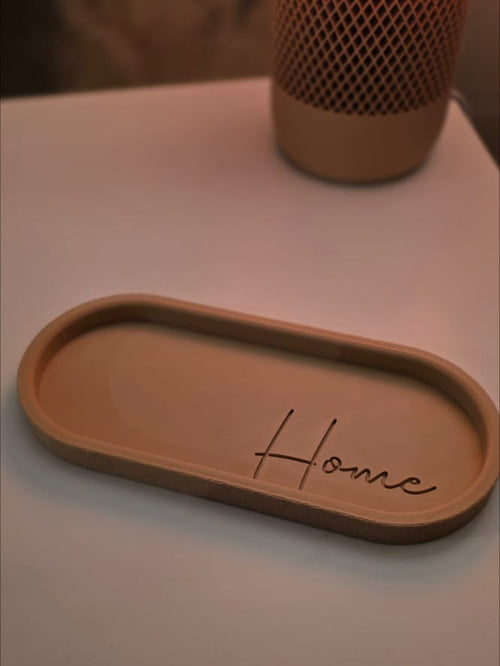 Dekoratives Tablett HOME