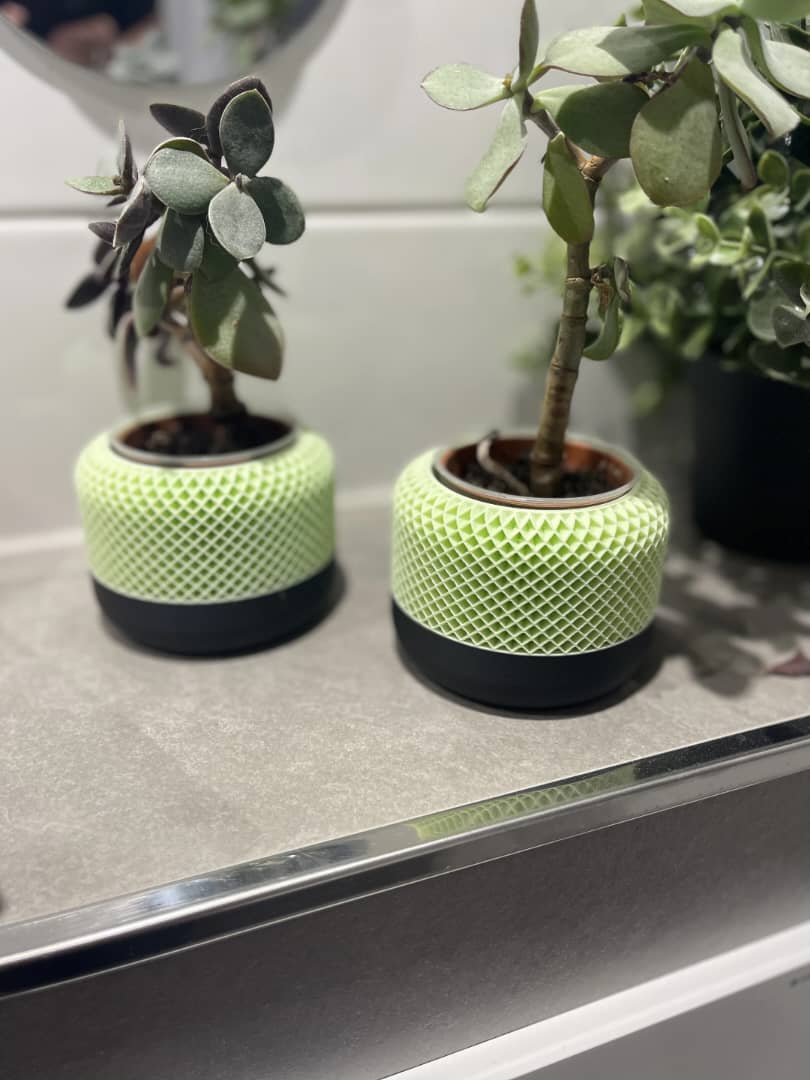 HomePod-inspirierte Pflanzgefäße