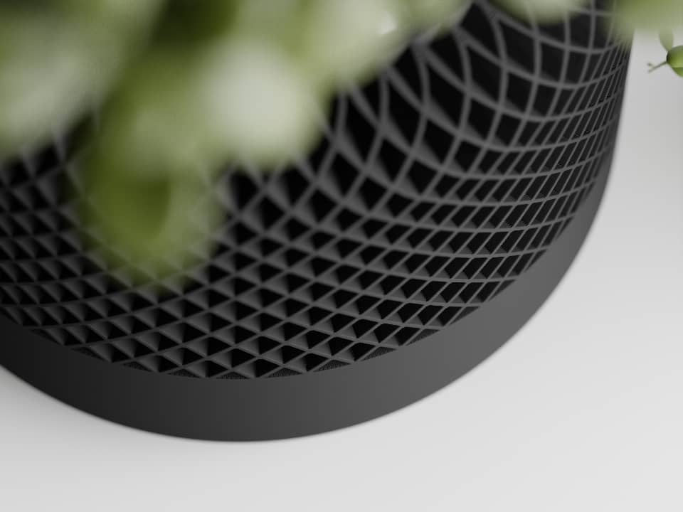 HomePod-inspirierte Pflanzgefäße