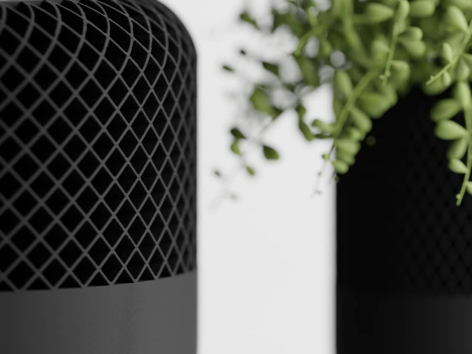 HomePod-inspirierte Pflanzgefäße