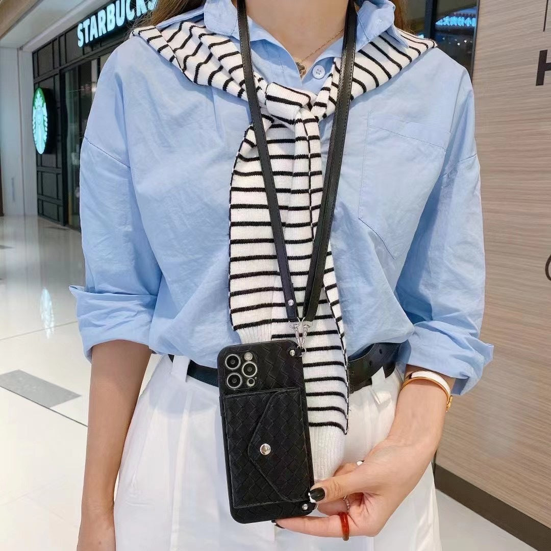 Woven Card Holder Phone Case